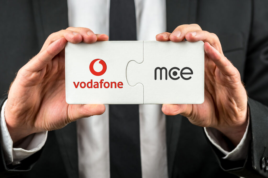 mce and Vodafone a perfect match puzzle