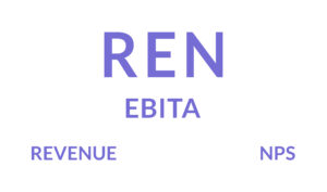 REN EBITA revenue and NPS diagram